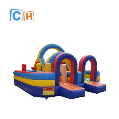 China Small PVC Inflatable Obstacle Course With Arch For Adult And Inflatable Obstacle Game For Sale for sale