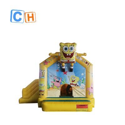 China PVC Good Quality Customized Little Bouncers Cartoon Theme Inflatable Jumping Castle House For Party for sale