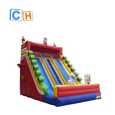 China Hot selling PVC tarpaulin kids double lanes indoor&outdoor dry inflatable slides hot sale inflatable slides for sale