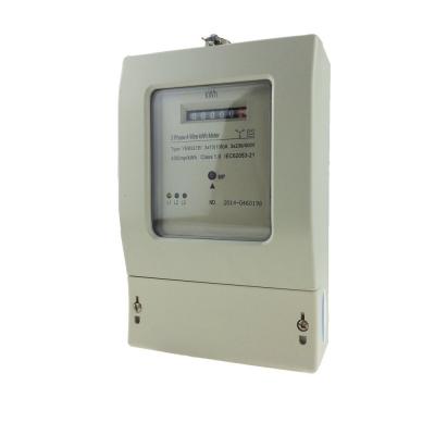 China High Safety Smart Watt Hour Three Phase Electric Meter 88x75x73mm for sale