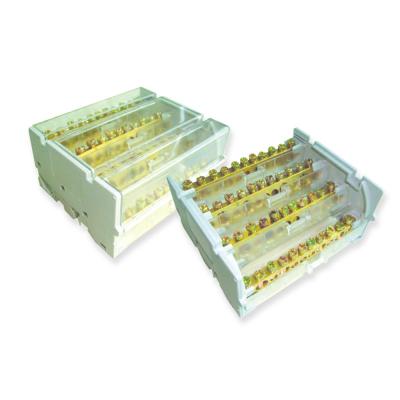 China Brass Screw Electric Terminal Block Connector Din Rail Terminal Blocks for sale