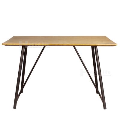 China Contemporary Italian Luxury MDF Vintage Antique Teak Solid Wood Dining Table For Hotel Restaurant With Chair Sets Cheap Gold Black And Tall for sale