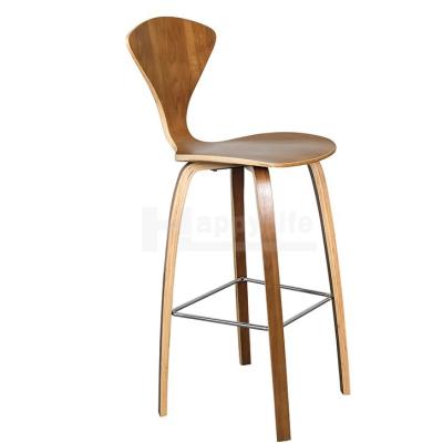 China New Design Contemporary Luxury Comfortable Bar Stool Modern Chair Yellow for sale