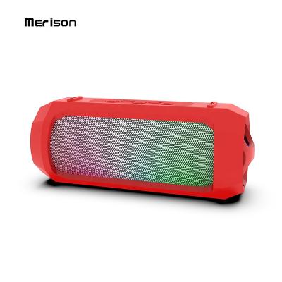 China tws 10w home party speakers stereo wireless bluetooth rechargeable phone function outdoor water resistant IP54 for sale