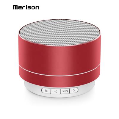 China Portable mini phone function low price bluetooth speaker 3w cute round subwoofer speaker with tf for sale