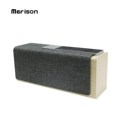 China Portable home phone speaker ibastek good quality suppliers fabric bluetooth wireless speaker for sale