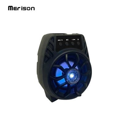 China Portable radio function 4 ohm 3w small computer home bluetooth sound speaker phone with led light for sale