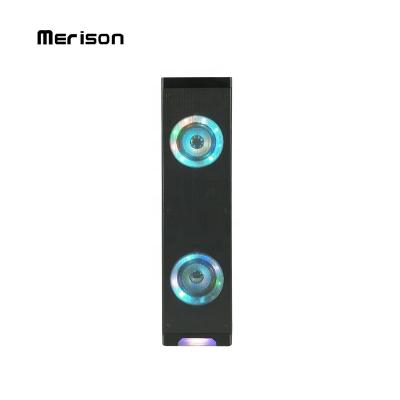 China Call Floor Stand Tower 2.0 RGB TV Visual Light Surround - Home Theater Sound Party Dual Tower Speaker for sale