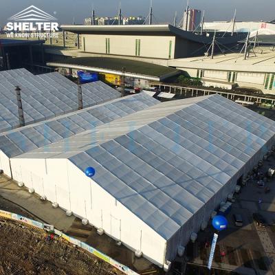 China Water Proof Various Size Heavy Duty Aluminum Commercial Exhibition Tent For Outdoor for sale