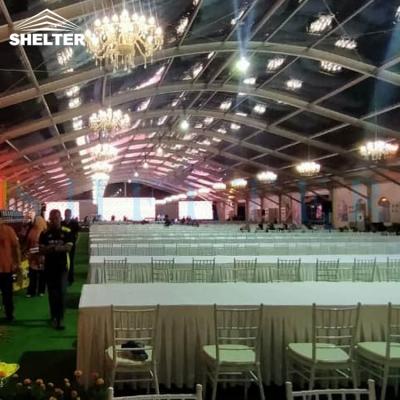 China Outdoor Water Proof Clear Clear Tent 20x40 Party Tent Wedding Tent 200 People for sale