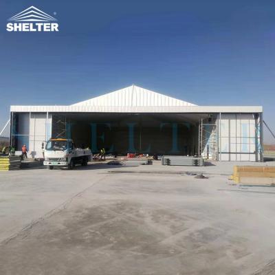 China Water Proof Tent Outdoor Industrial Semi-permanent Warehouse Aluminum Frame Structures Made By Shelter Tent for sale