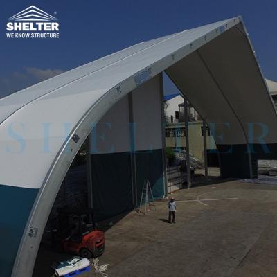 China Waterproof Industrial Water Proof TFS Airplane Hangar Construction Tent Warehouse Storage Tent for sale