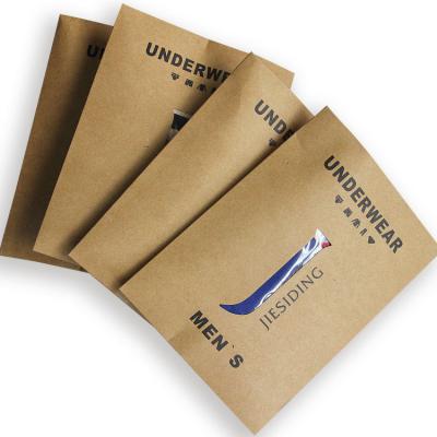 China New 200 GR Business Envelope Tiny Cutout Window Cutout Window Sock Wrap Paper Bag Eco-Friendly Kraft Paper for sale