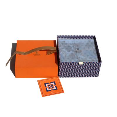 China Customized Recyclable Luxury High End Leather Business Box For Gift Product Packing for sale