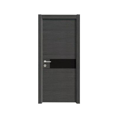 China Waterproof lacquer - modern simple solid wood door freestanding eco-friendly wooden door new for sale