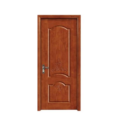 China Sound Insulation Oak Toothed European Style Interior Door Painted Wooden Bedroom Door for sale