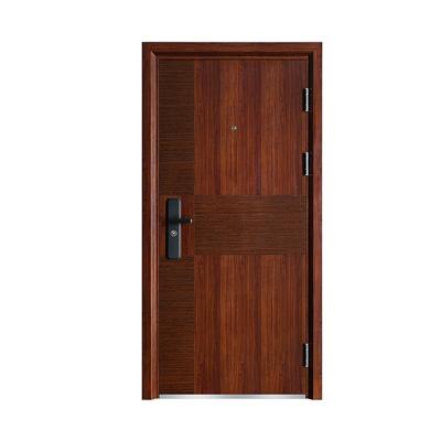 China China factory anti-theft door luxury home cold rolled security door steel single entry door for sale