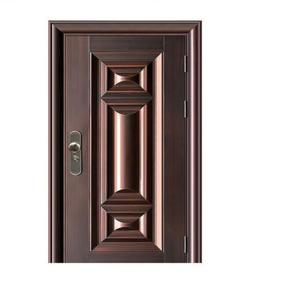 China Real Copper Security Waterproof Door Paint Security Door With Fingerprint Lock Sound Insulation Door for sale