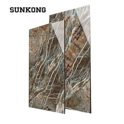 China Best quality 60x120cm 75x150cm high quality 60x120cm 75x150cm glossy marble glazed glazed marble floor tiles for sale