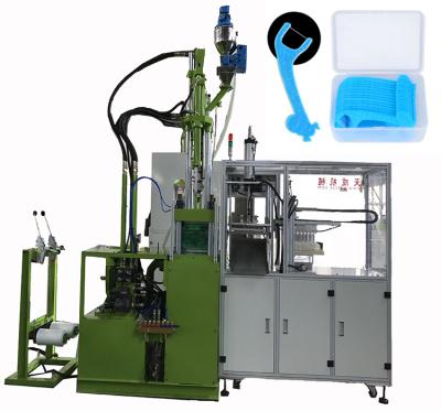 China VERTICAL Disposable Plastic Injection Molding Machine Automatic Dental Floss Pick Production Line for sale