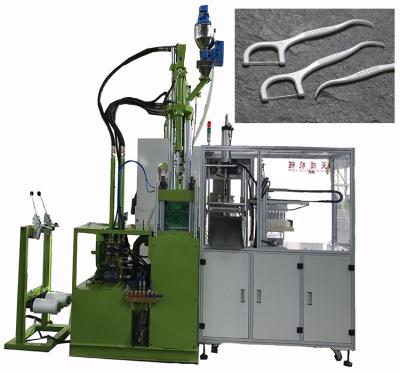 China VERTICAL Custom Stick Toothpick Pick Dental Floss Shape Plastic Injection Molding Machine China Factory for sale