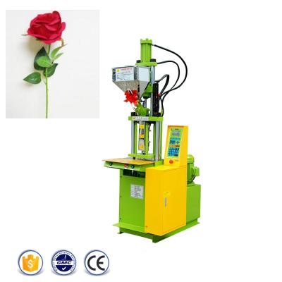 China VERTICAL Artificial Simulation Plastic Red Rose Making Injection Molding Machine Equipment Price for sale