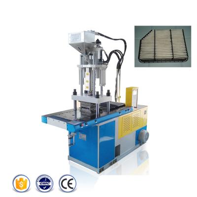 China VERTICAL Slide Table Air Filters Injection Plastic Molding Machine Factory for sale