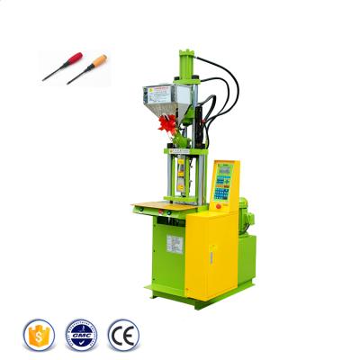 China Good quality VERTICAL long life selling small vertical plastic injection molding machine for making screwdriver for sale