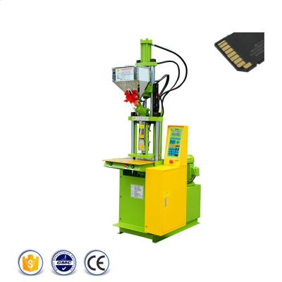 China USB VERTICAL Electrical Electrical Connector Plug Charger Manual Injection Molding Machine for sale