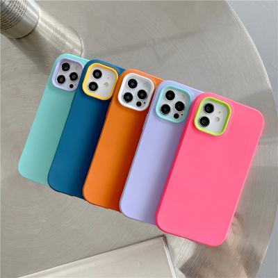 China Shockproof Silicone TPU Phone Case For iPhone 13 Pro Max 3 In 1 Mobile Phone Protective Bumper Cover For iPhone 12 Pro 11 XR XS 8 Plus 13 for sale