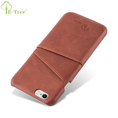 China Hot sale premium vintage leather case for iphone 6 leather covers for apple iphones 6s back cover 100% perfect fit for sale