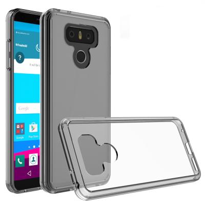 China Clear Acrylic Shock Proof Case Phone Case For LG g6 Case Hard TPU Bumper Back Cover for sale