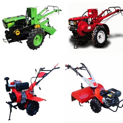 China CE factor farm machinery mini ratavator cultivator motocultor two wheel hand walking tractor power weeder rotary tiller sale for sale