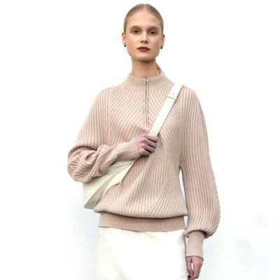 China High Quality QUICK DRY Solid Winter Turtle Neck Womens Sweaters Long Knitted Clothing for sale