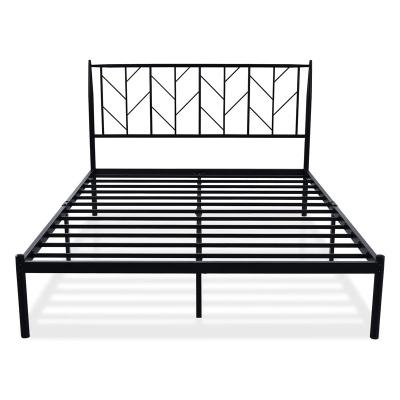 China Modular Samples Are Available Durable Modern Simple Steel Home Alvi Large Platform Bed Frame for sale