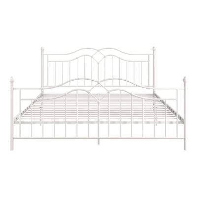 China Modular Metal Platform Bed with Classic Finial Post Headboard and Footboard for sale