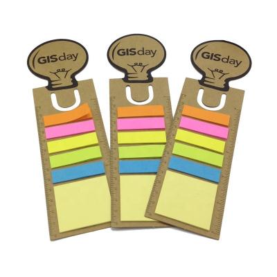 China Memo Pad Self Adhesive Custom Notepad Shape Sticky Notes With Colors Page Marker for sale