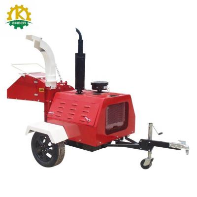 China Farms Mobile Wood Chipper Malaysia With Hydraulic Feeding for sale