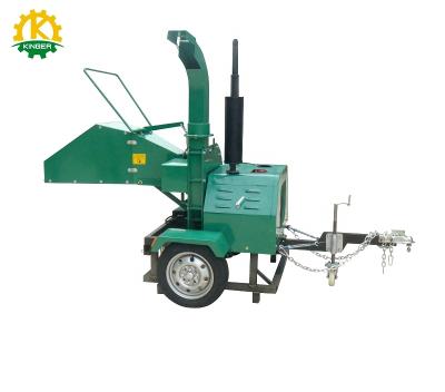 China Wood Chip Small Wood Chipper Machine In India With 22hp Diesel Engine for sale