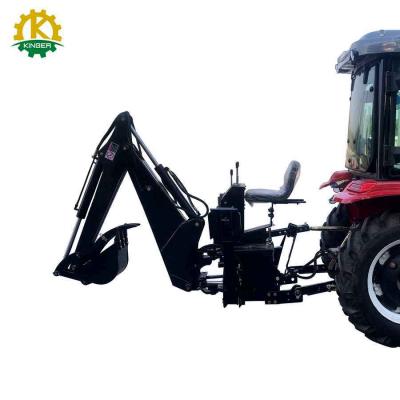 China Farms Farm Tractor PTO Driven Backhoe Attachment With Log Thumb Grapple for sale