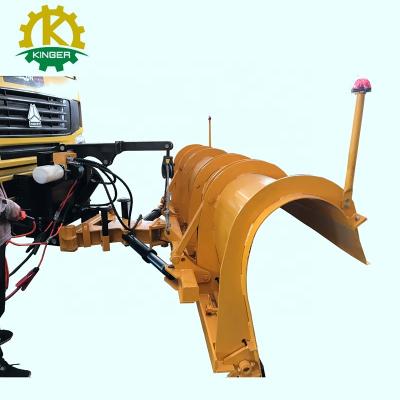 China Snow Cleaning Heavy Truck Mounted Snow Shovel Front Blade For Street Snow Cleaning Job for sale