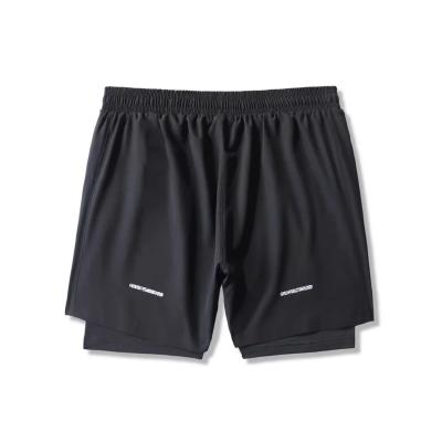 China Breathable Designs Men's Breathable Designs Men's Fitness Gym Sport Shorts Fitness Clothing Gym Shorts Pants 2 Pieces In One for sale