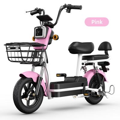 China 60km Long Battery Life Adult Electric Bicycle Highlight Cruiser Luxury Headlights for sale