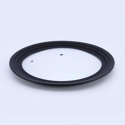 China Kitchen Stocked Cooking Pan Accessory Aluminum Lid Universal Silicone Lids For Pots for sale