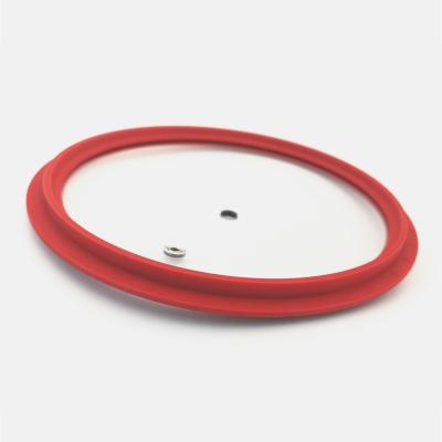 China Viable Fried Pan Lid Glass Cover Round Silicone Jar Lids for sale