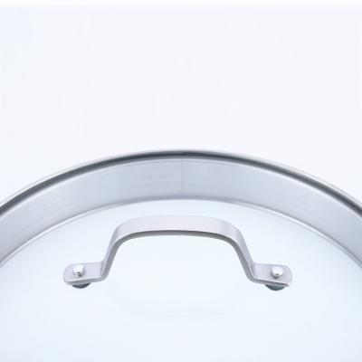 China High Durable Dome Stainless Steel Lid For Cookware Spill Plug Lid 11 Inch for sale