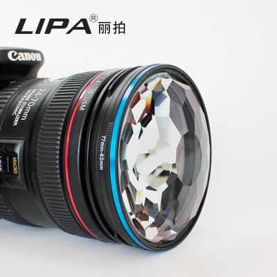 China Optical Glass +Aluminum Alloys LIPA /OEM Prism Filter For Camera Lens Filter 77mm Kaleidoscope Filter for sale