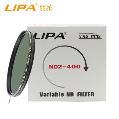 China OEM B270 Optical Glass Variable ND Filter And ND Filter 58mm With Attenuator ND Filter for sale