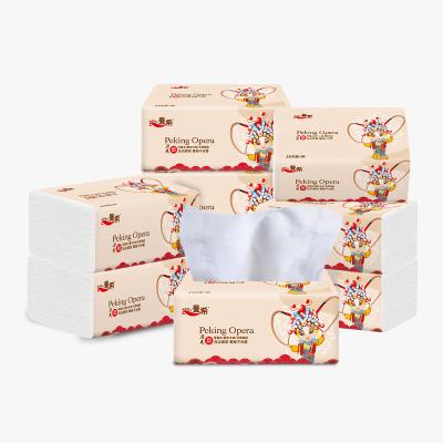 China Factory Price Eco - Friendly Facial Tissues Bag Package China Paper Tissue for sale