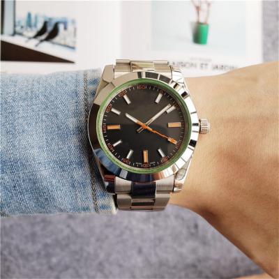 China Wholesale 2023 Automatic Watch Stainless Steel Mechanical Men Date Milgaus Luxury Brand Automatic Watch Business for sale